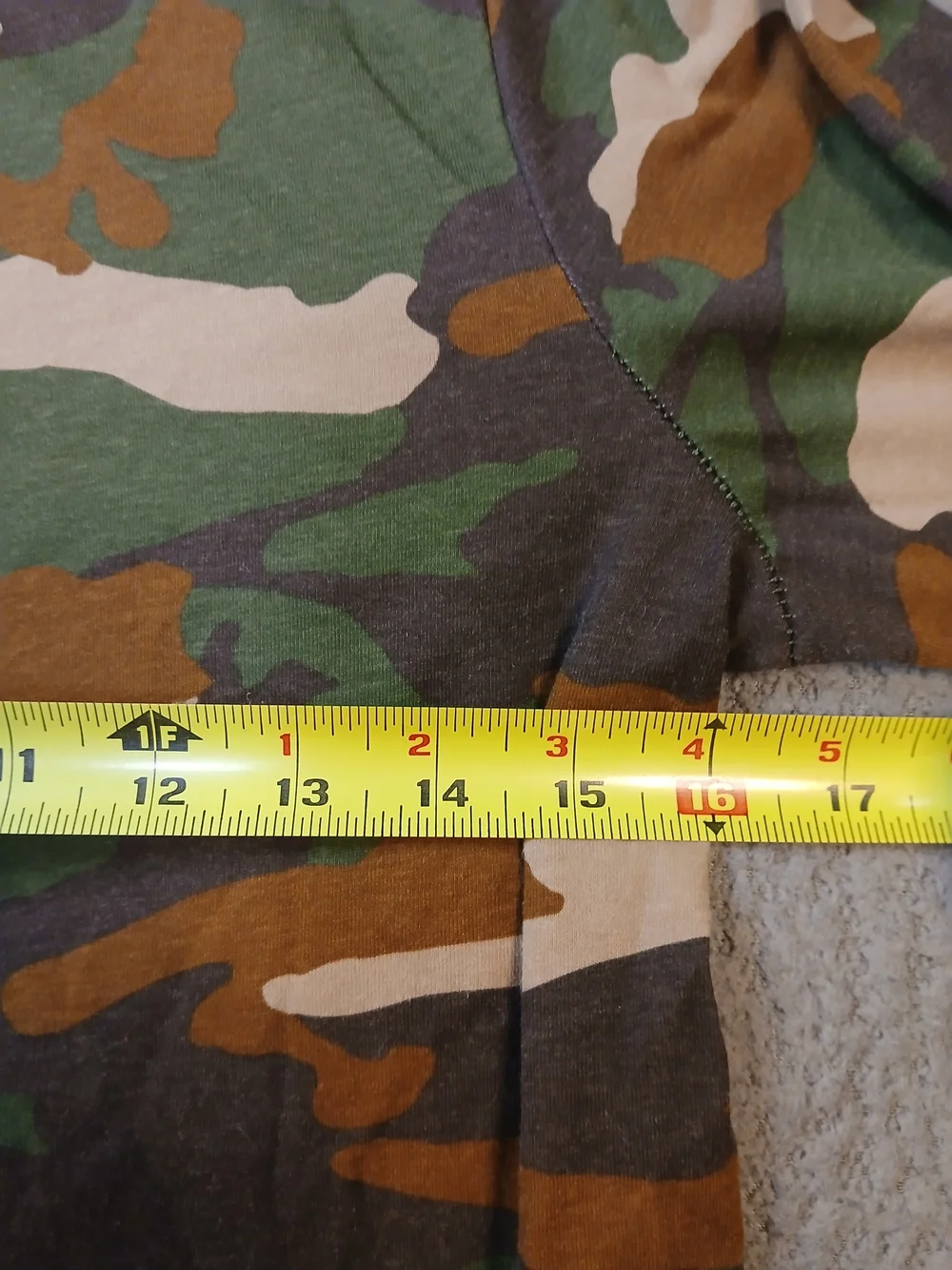 Boy's Wonder Nation Green Camouflage Long Sleeve T-Shirt Top SZ XL 14/16 New